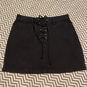 Pacsun Black Denim Skirt